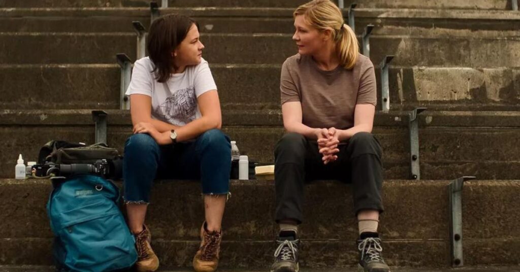 Kirsten Dunst and Cailee Spaeny in Civil War